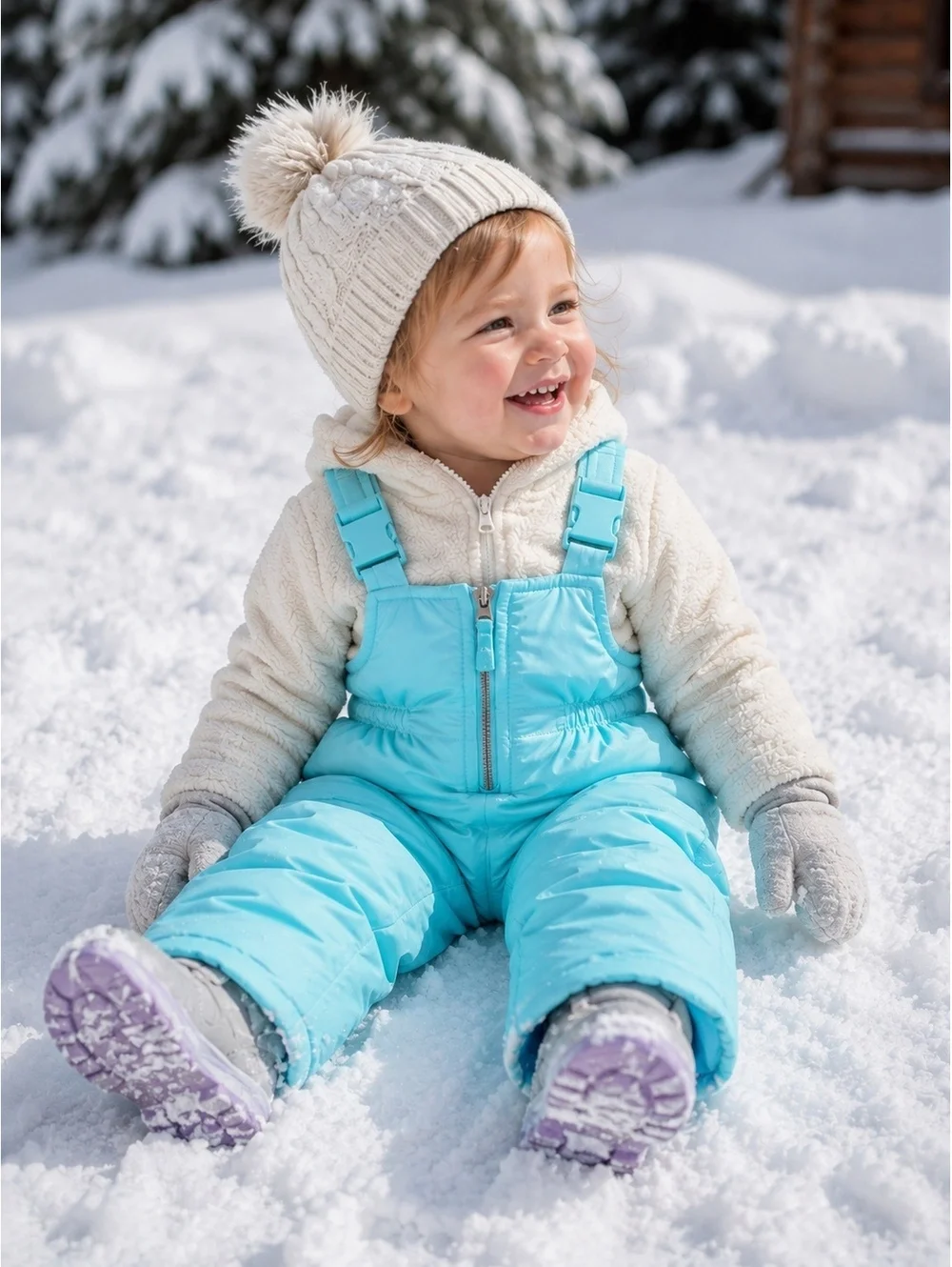 Carter's turquoise insulated snowsuit 24 months